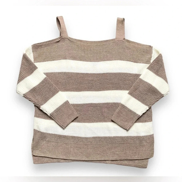 NWT New York & Company Soho Cold Shoulder Plus Size Sweater - Picture 2 of 5